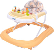 The Moon Brand Chase Walker- 6 Months To 18 Months-Removable Music Box- Well Padded Seat-Strong Metal Frame- Plastic Body-Removable Music Tray-Wider Base Design-Height Adjustment-Peach - Peach
