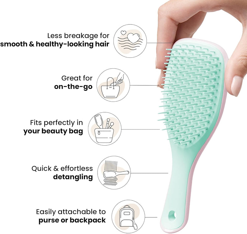 Tangle Teezer Mini Wet Detangler - Mint/Lilac