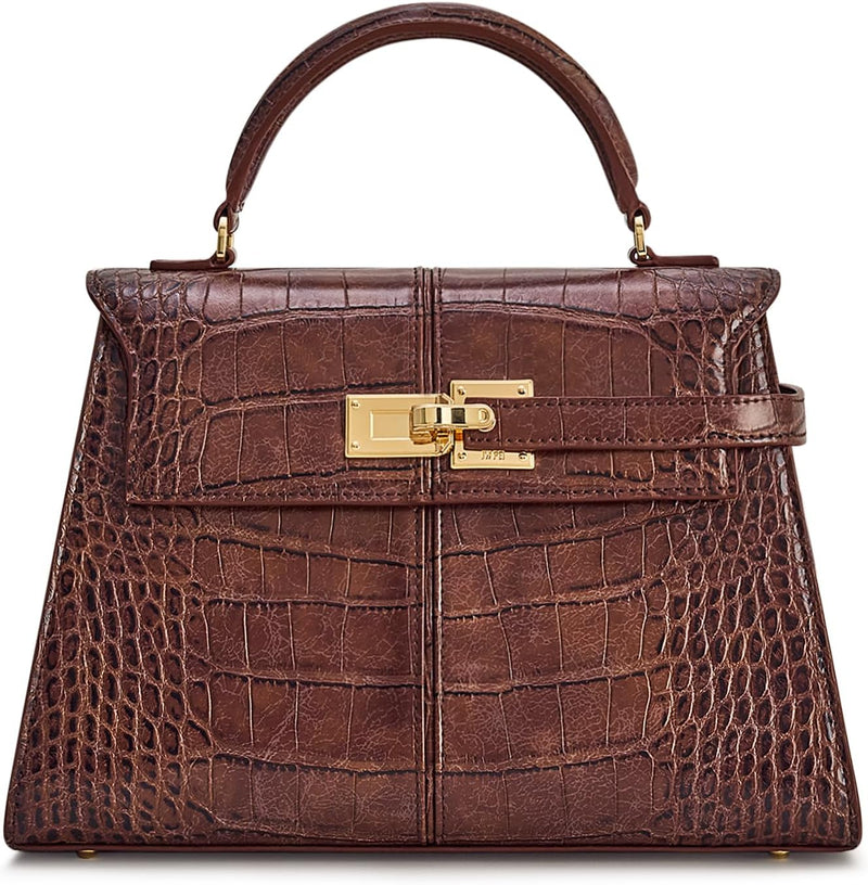 Women's Elise Top Handle Bag - Chestnut Brown