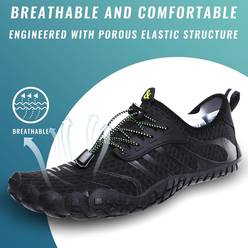 UniStep Water Shoes Mens Womens Barefoot Quick-Dry Non-Slip Swimming Shoes Beach Shoes Aqua Sports Outdoor Surfing Unisex