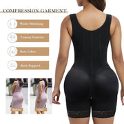 MOODEEY Body Shaper for Women, Fajas Colombianas Shapewear Tummy Control, Garment Post Surgery Butt Lift Postpartum Waist Trainer with Bones