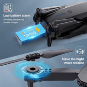 LIMOS Mini Drone with Camera 1080p HD Foldable Drone for Kids Adults with Carrying Case Battery 90 Adjustable Lens Altitude Hold One Key Takeoff 360 Flip Toy Gift