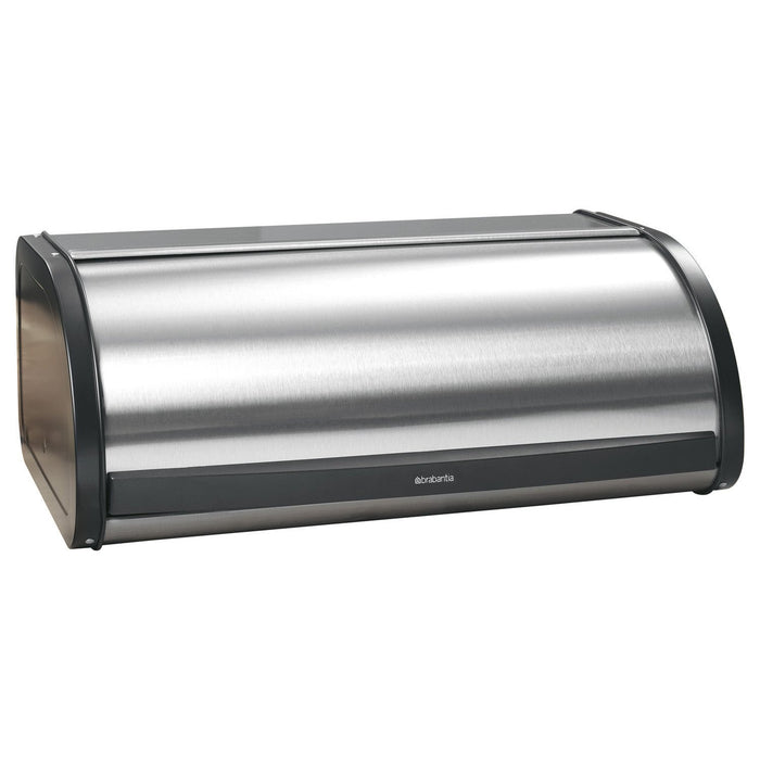 Brabantia Roll Top Bread Box, Medium - Matte Steel 348907