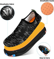Water Shoes for Men Women, Swim Shoes Beach Pool Shoes Non-Slip Quick Dry Aqua Socks, Adult Barefoot Sports Shoes for Surf Water Yoga