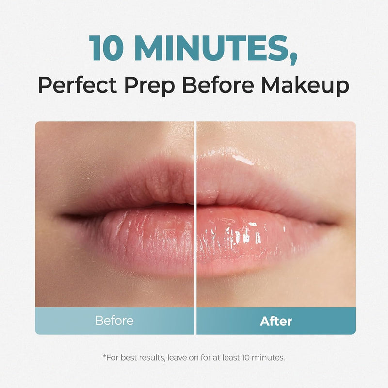 Soothing Prep Lip Mask, Cooling Peel-Off Lip Mask, Jelly tip for Hygienic & Easy Application, Daily Lip Care, K-Beauty
