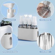 4 Pack Travel Bottles Set for Toiletries: TSA Approved Travel Containers, 50ml/2oz Leak Proof Travel Size Accessories with Label and Storage Box, Perfect for Business or Personal Travel Use, Pink