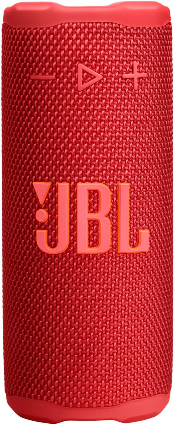 JBL Flip 7 - JBL Pro Sound with AI Sound Boost, up to 16 hours of playtime, multi-speaker connection via Auracast, and waterproof, dustproof, drop-proof design for all adventures Red. - Red GRIP