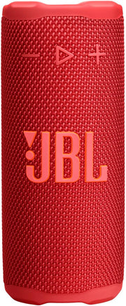 JBL Flip 7 - JBL Pro Sound with AI Sound Boost, up to 16 hours of playtime, multi-speaker connection via Auracast, and waterproof, dustproof, drop-proof design for all adventures Black. - Red GRIP