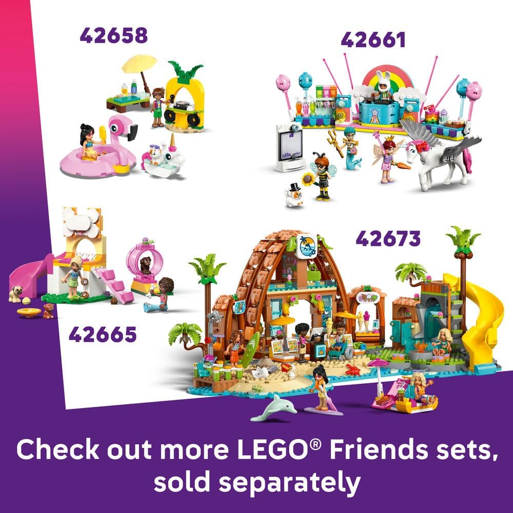 Friends Travel Boat Adventure Set - incl. a Boat Toy with a Spinning Sail, 4 Mini Dolls & 2 Dolphin Figures, Plus Fun Accessories - Creative Birthday Gift for 8+ Year Old Girls - 42664 – image 7