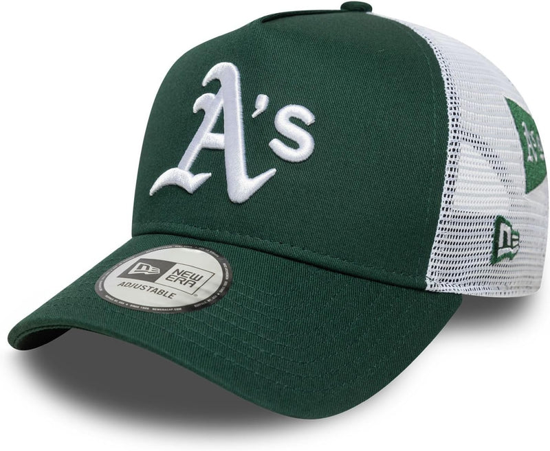 New Era ERA Multi Patch Trucker OAKATH DKG Dark Green One Size - GREEN