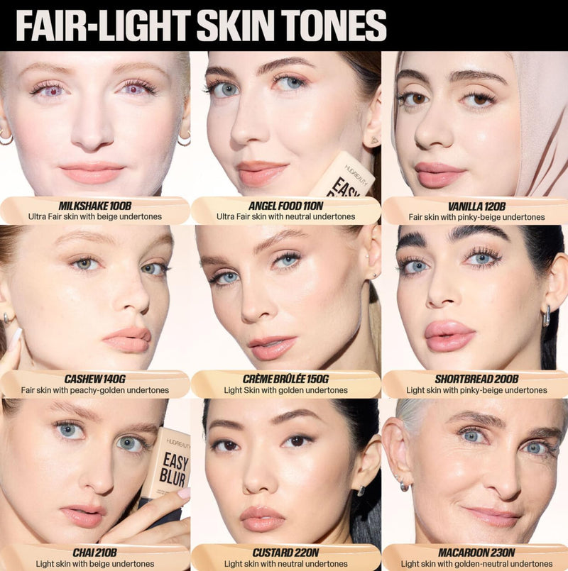 Beauty Easy Blur Natural Airbrush Foundation, Vanilla 120B, 30ml