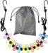 Retractable Portable Clothesline for Travel,Clothing line with 12 Clothes Clips, for Indoor and Outdoor Laundry Drying line,Outdoor Camping Accessories