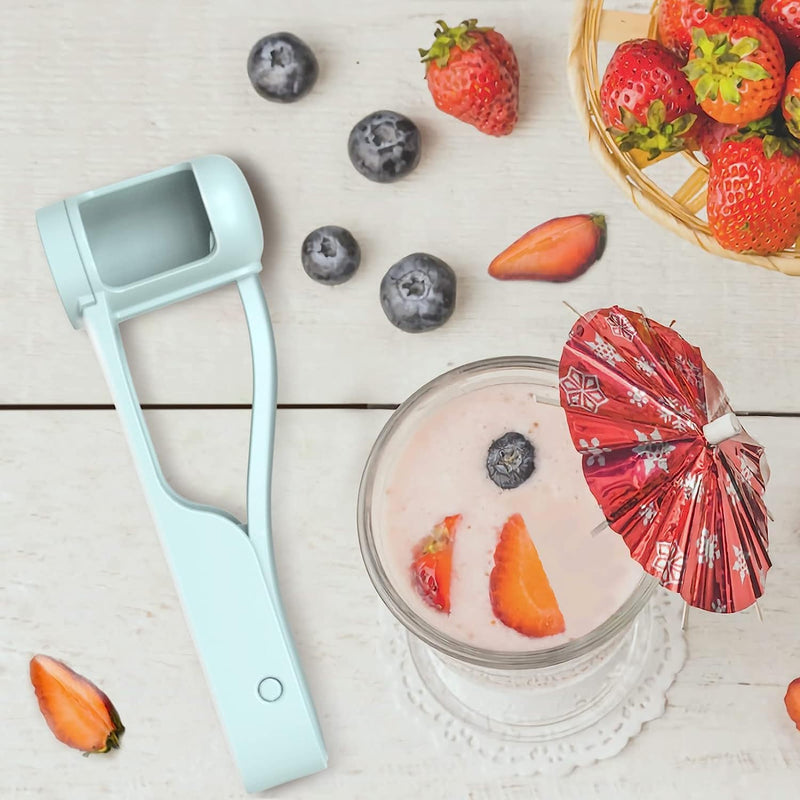 BIGTHREE Quarter Fruit Slicer Tool, Stainless Steel Grape Cutter, Grape Slicer for Baby, Grapes, Cherry, Tomato, Strawberry Cutter for Vegetable Fruit Salad Cake Decoration Kitchen Gadget