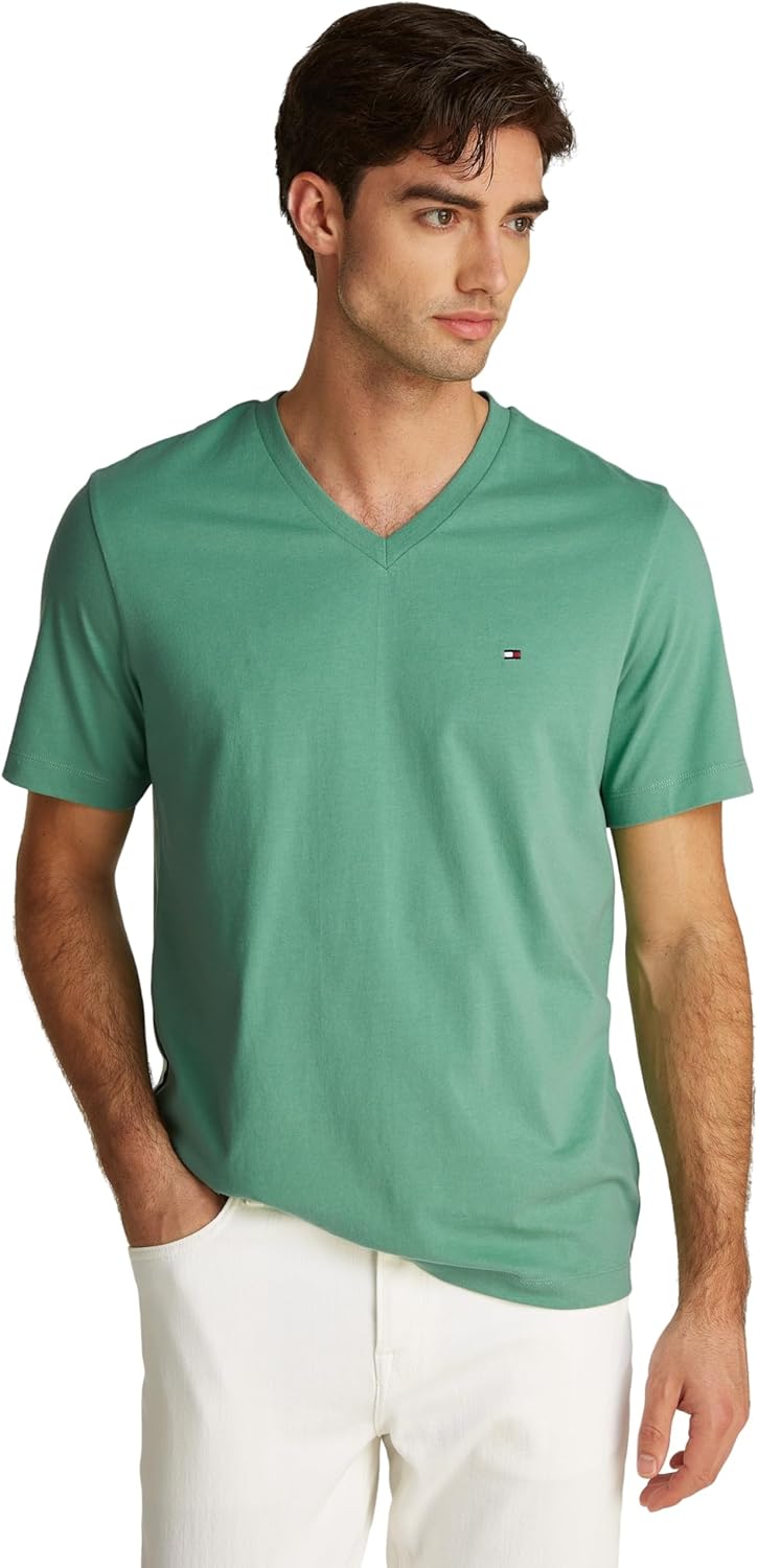 Tommy Hilfiger Mens Core Tommy Flag Logo Tee T-Shirt
