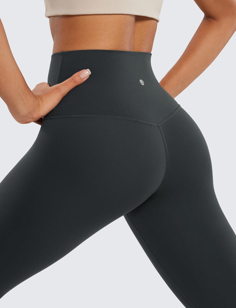 CRZ YOGA Womens Butterluxe High Waisted Lounge Legging 19 Inches - Workout Leggings Buttery Soft Capris Yoga Pants
