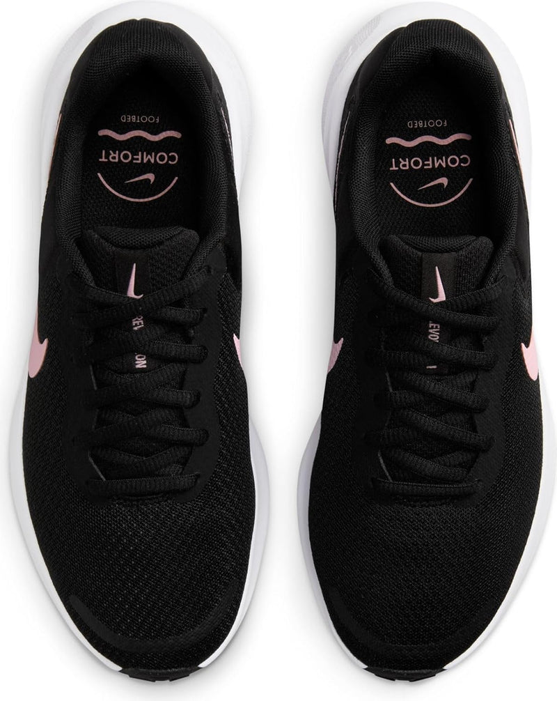 NIKE Women's W Revolution 7 Low, Black