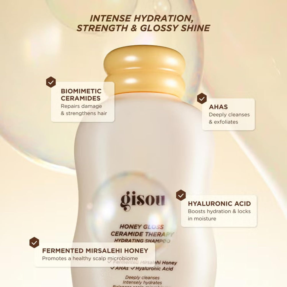 Gisou Honey Gloss Ceramide Therapy Hydrating Shampoo 75ml