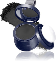 Black Hairline Powder, Hair Loss Cover Up Powder, Hair Fibers for Thinning Hair, Instantly Root Touch Up H-air Color for Gray H-air Coverage, Sweatproof Hairline Shadow P-owder (Deep Coffee) - Black