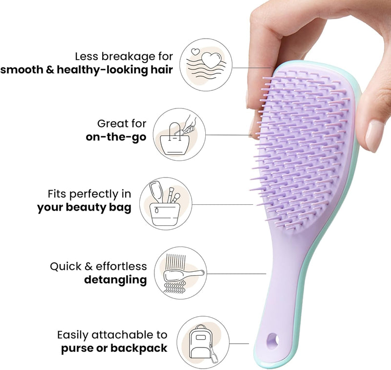 Tangle Teezer Mini Wet Detangler - Mint/Lilac