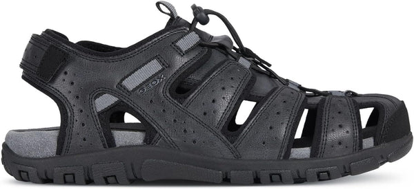 Men's Uomo Sandal Strada B Closed Toe - Black