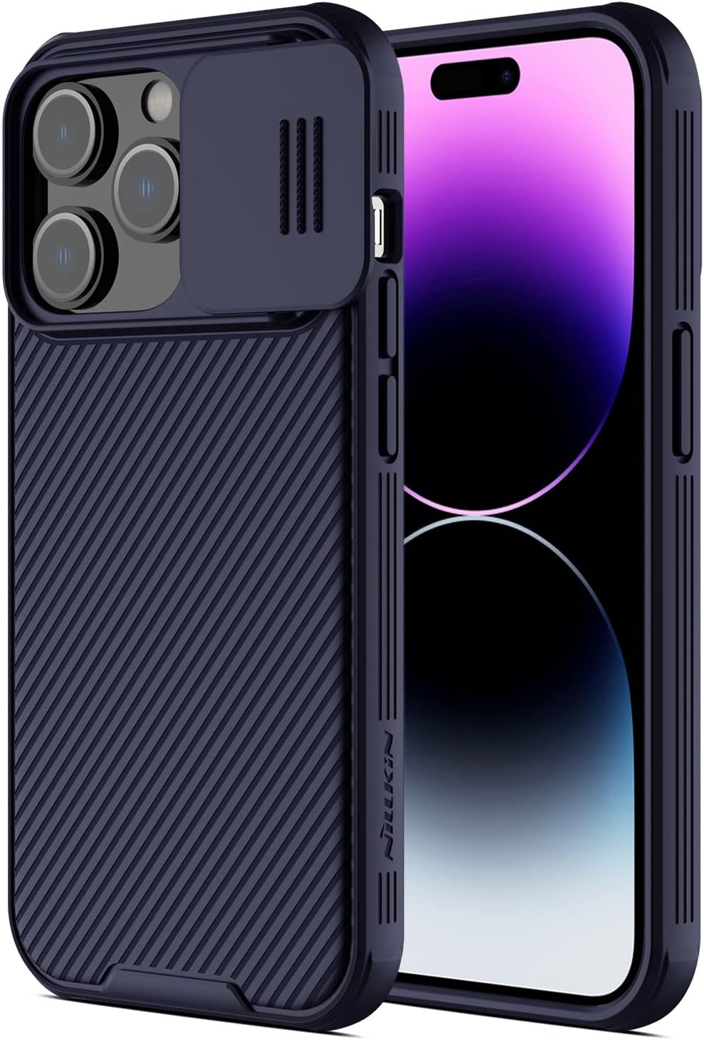 NILLKIN Slide Cover Camera Protection CamShield Pro Case For iPhone 14 Pro Max (Black) – image 9