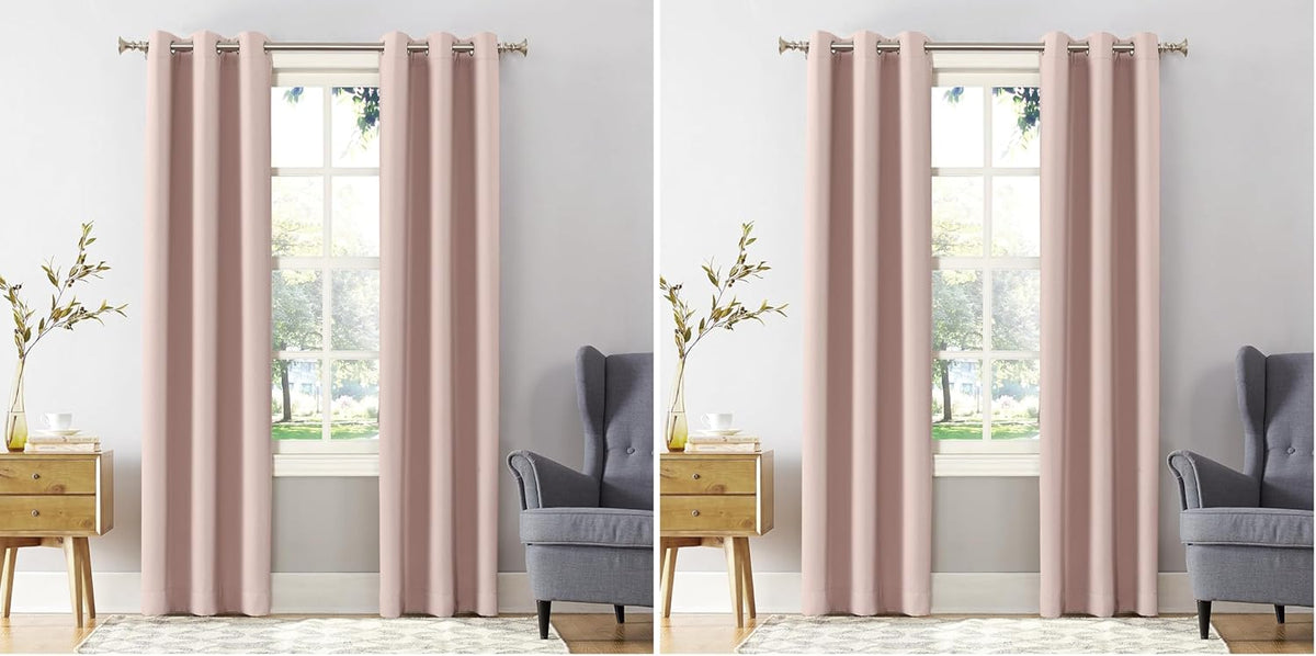 Sun Zero Easton Blackout Energy Efficient Grommet Curtain Panel, Pearl , 40" x 120" , 57796 – image 3