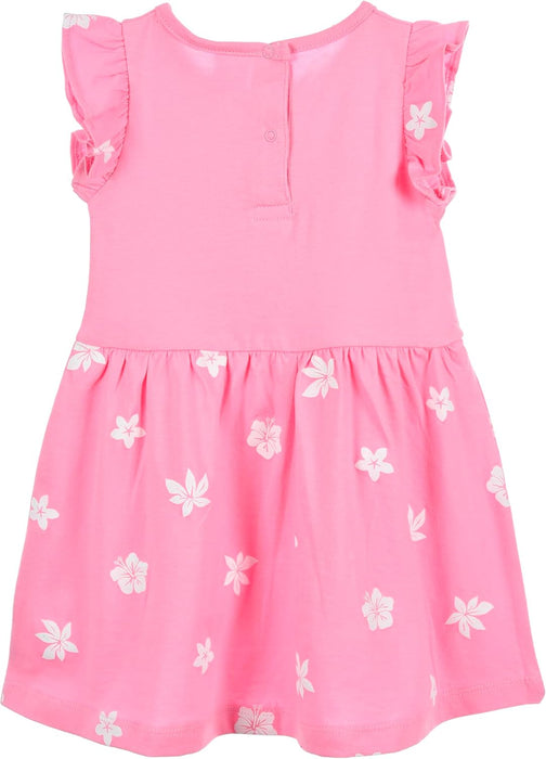 Disney Stitch Baby Girls Dress Soft Short Sleeve Cotton Dress 6-24 Months