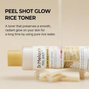 Peel Shot Glow Rice Toner 200ml hydrated Skin Cleansing Skin Korean Skin Care