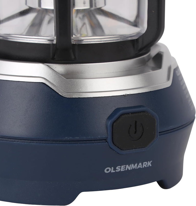 Olsenmark LED Emergency Lantern with Solar OME2824, Energy Efficient Design, Super Bright and 7 Hours Working Compact, Portable and Light-Weight Design with Long Operating Time