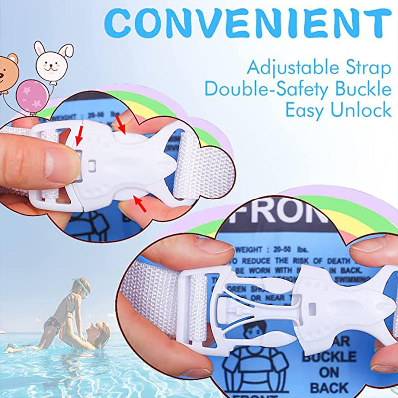 GGEROU Toddler Swim VestKids Water Wings Arm Floaties for 30-50 Pounds,Infant Safety Swim Aid Jumper Inflatable,Swim Arm Bands,Float Sleeves Swimming Armbands for Sea/Pool/Beach/Training - E:Shark