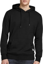 mens JJEBASIC SWEAT HOOD NOOS Sweatshirt (pack of 1) - Black