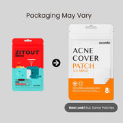 AVARELLE Acne Pimple Patch Absorbing Cover Blemish (XL Square / 8 PATCHES)