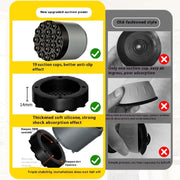 Washing Machine Anti Vibration Mat,Suction Cup Washing Machine Anti-Vibration Pads - Washing Machine Stabilizer Support Mat for Dormitory Refrigerators Home Kitchen