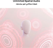 HUAWEI FreeBuds 7i Wireless Earbuds, Intelligent Active Noise Cancellation 4.0, Unlimited Spatial Audio, iOS & Android, Stable Clear Calls, 4 Ear Tips for Comfitable fit, Fast Charging, White - White