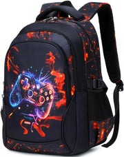 Jungen Schultasche Teenager Schulrucksack Jugendliche Rucksack Schule Daypacks Kinder Gro Schulranzen Wasserdicht - 3-cool game
