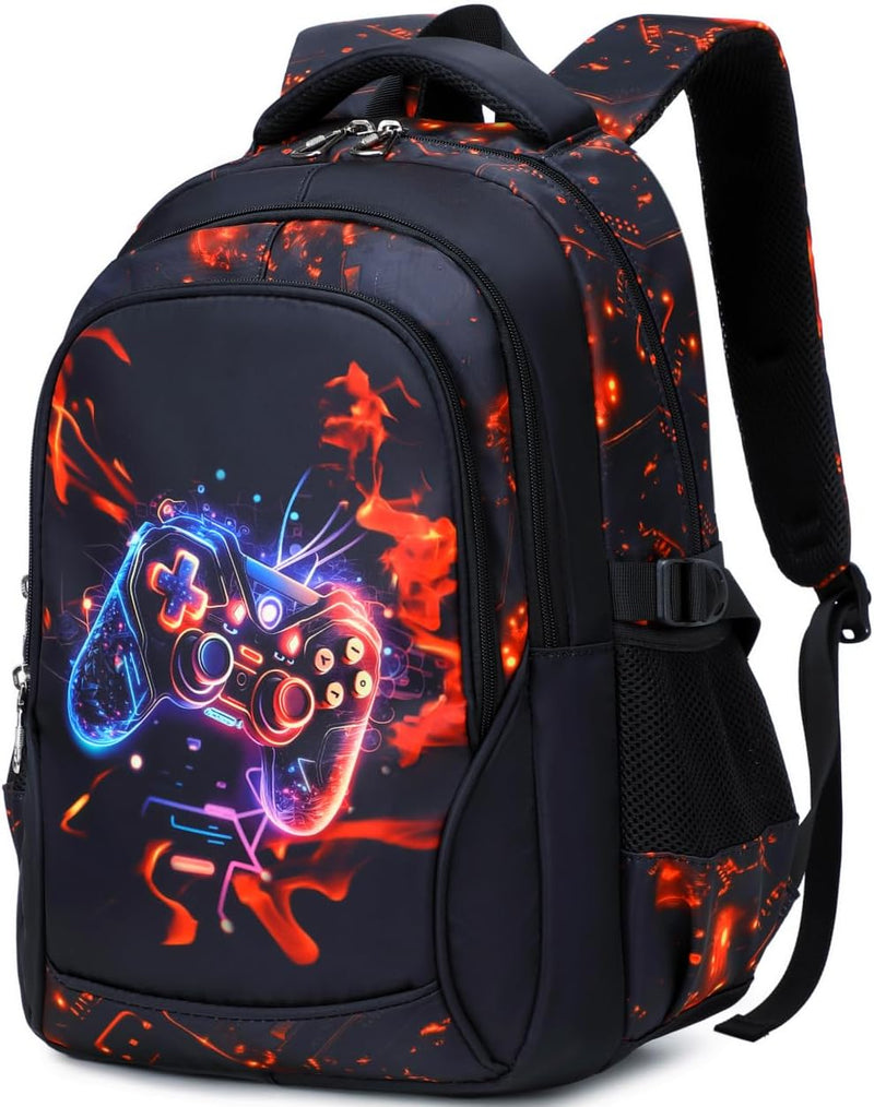 Jungen Schultasche Teenager Schulrucksack Jugendliche Rucksack Schule Daypacks Kinder Gro Schulranzen Wasserdicht - 3-cool game