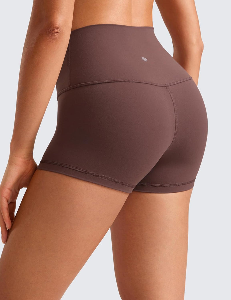 CRZ YOGA Womens Butterluxe Biker Shorts 2.5 Inches - High Waisted Yoga Workout Running Spandex Booty Shorts