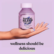 Sleep Gummies with 5mg Melatonin, Elderberry, Magnesium, L-Theanine, Chamomile and Lavender, Drug-Free Nighttime Sleep Aid, Vegan, Gluten Free, Gelatin Free, Non GMO, Berry Flavored (60 Count)