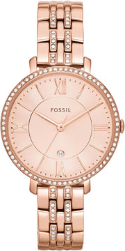 Women's Quartz Watch, Analog Display and Stainless Steel Strap - Pink
