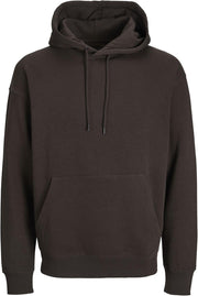 mens JJESTAR BASIC SWEAT HOOD NOOS Sweatshirt (pack of 1) - Mulch
