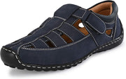 Men's Navy Fisherman Sandals - Navy