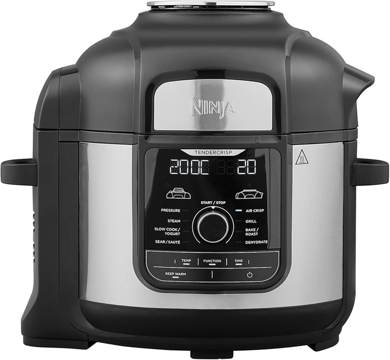 Ninja Foodi Ultimate 9-In-1 Multi Cooker With Crisping, Keep Warm Setting, One Pot Meals, 1760 Watts, 7.5 Litre Capacity, Recipie Guide, Black, OP500ME, 2 Years Warranty