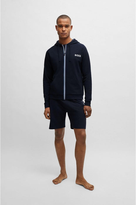 BOSS Men's Authentic Jacket H French Terry Zip Hoodie with Logo Detail