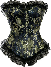 womens Hourglass Costume Corset (pack of 1) - Blue-803