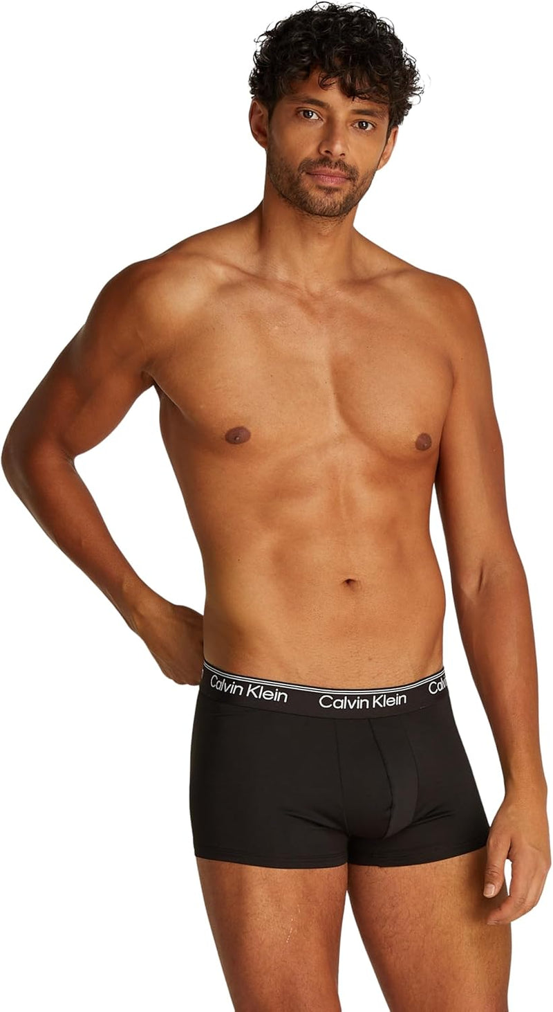 Calvin Klein Mens LOW RISE TRUNK 3PK Underwear Bottoms