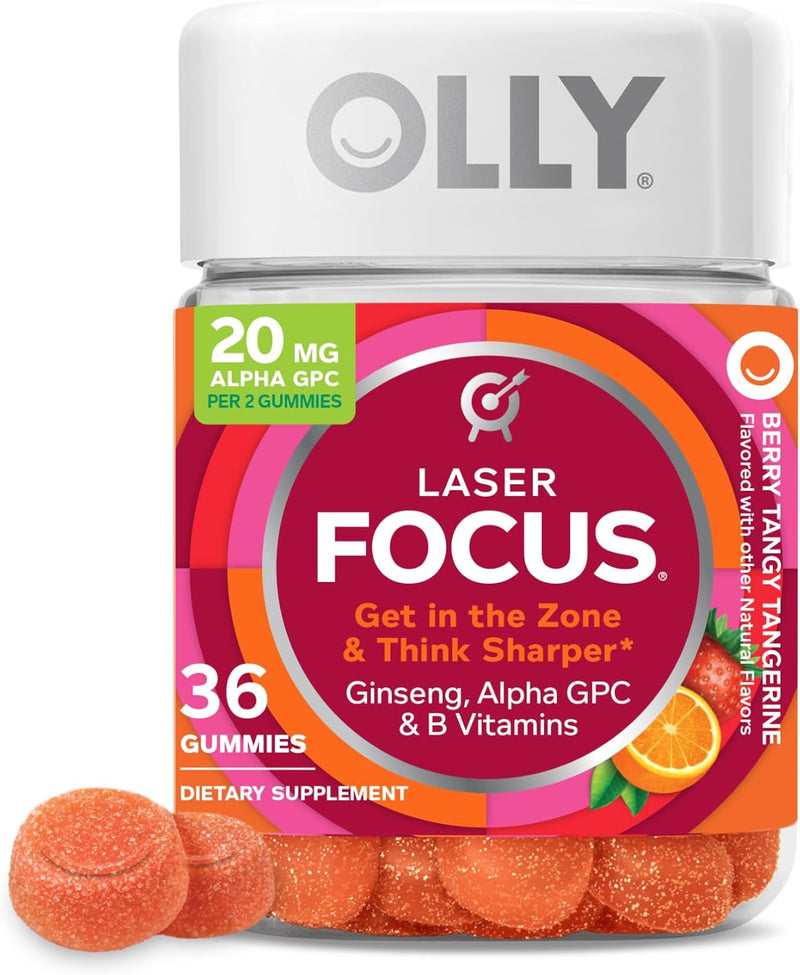 Daily Energy Gummy, 30 Day Supply (60 Gummies), Tropical Passion, Vitamin B12, CoQ10, Goji Berry, Caffeine Free, Chewable Supplement,Daily Energy, 60 Count - 36 Count (Pack of 1) Orange