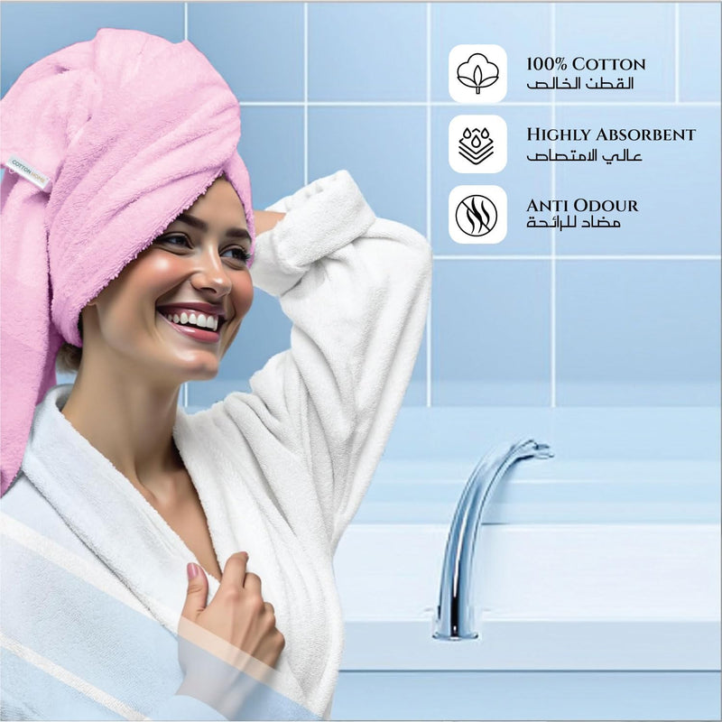 Cotton Home Rest Bath Towel- Set of 2 Sky Blue, Cotton Towel | 70x140cm / 27x55 inch, Luxury Hotel Towel Set Absorbent Durable Lightweight Washable Quick Dry Spa Quality Beach Pool Family Bath Towel.
