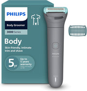 Philips Body Groomer BG3485/15 Trim & shave body hair 100% showerproof Close, skin-comfort results 2/3/5 mm combs Up to 80 min cordless Battery indicator USB charging Easy to clean - BG3470/15