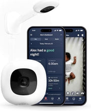 Nanit Pro Smart Baby Monitor & Wall Mount Wi-Fi HD Video Camera, Sleep Coach and Breathing Motion Tracker, 2-Way Audio, Sound and Motion Alerts, Nightlight and Night Vision, Includes Breathing Band - Pro Camera & Wall Mount