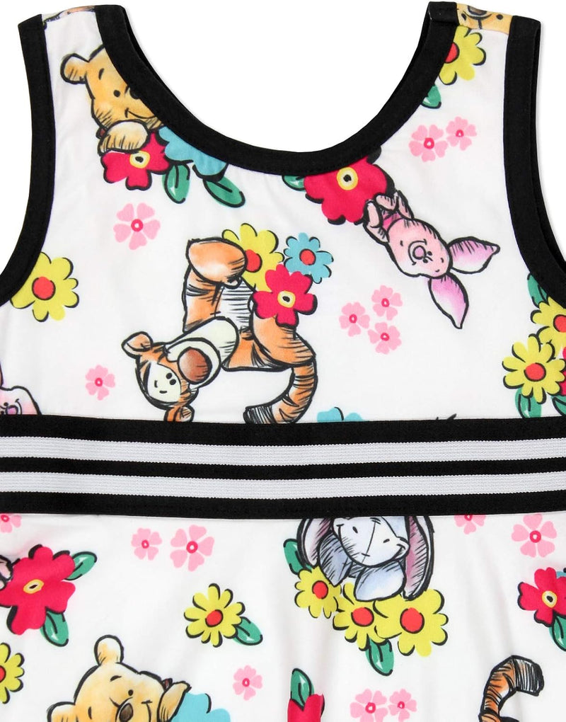 Minnie Mouse Daisy Duck Winnie The Pooh Piglet Tiger Baby Girls Toddler Fit and Flare Ultra Soft Dress